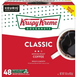 Keurig K-Cups<Krispy Kreme Classic Coffee Keurig® K-Cup® Pods, Medium Roast, 48/Box (373163)