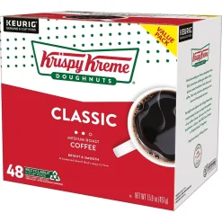 Keurig K-Cups<Krispy Kreme Classic Coffee Keurig® K-Cup® Pods, Medium Roast, 48/Box (373163)