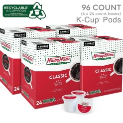 Keurig K-Cups<Krispy Kreme Classic Coffee Keurig® K-Cup® Pods, Medium Roast, 96/Carton (06110CT)