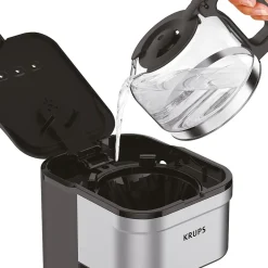 Coffee Makers<Krups Simply Brew 5-Cups Automatic Drip Coffee Maker, Stainless Steel (KM202855)