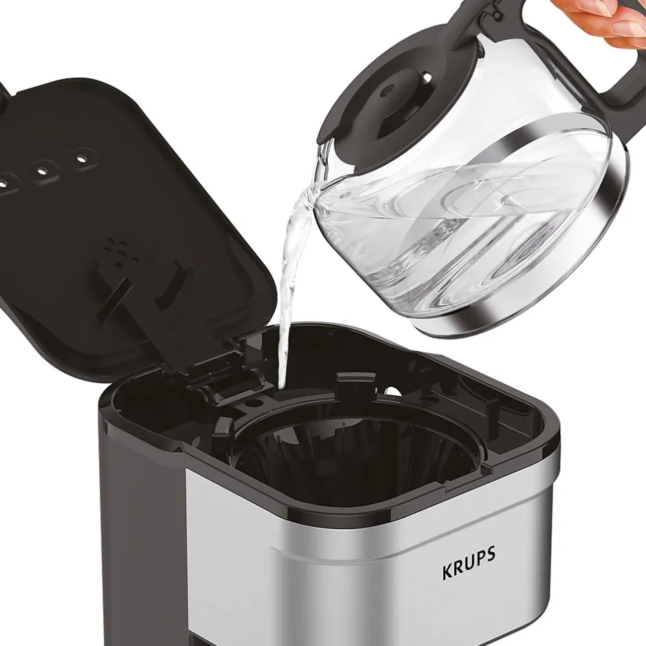 Coffee Makers<Krups Simply Brew 5-Cups Automatic Drip Coffee Maker, Stainless Steel (KM202855)