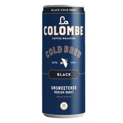 Coffee<La Colombe Coffee La Colombe Caffeinated Cold Brew Coffee, Black, Medium Roast, 11 oz., 12/Carton (PPPURC1205)