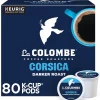 Keurig K-Cups<La Colombe Coffee La Colombe Corsica Coffee Keurig® K-Cup® Capsules, Dark Roast, 80/Carton (5000380614CT)