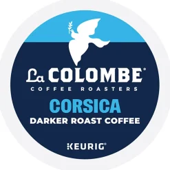 Keurig K-Cups<La Colombe Coffee La Colombe Corsica Coffee Keurig® K-Cup® Capsules, Dark Roast, 80/Carton (5000380614CT)