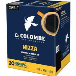 Keurig K-Cups<La Colombe Coffee La Colombe Nizza Coffee Keurig® K-Cup® Pods, Medium Roast, 80/Carton (5000380612CT)