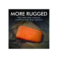 LaCie Rugged SSD STHR500800 500GB USB 3.1 Gen 2 / Thunderbolt 3 External Solid State Drive* Solid State Drives