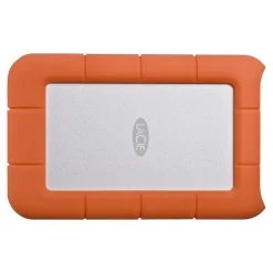 LaCie Rugged 2TB External Hard Drive Portable HDD USB-C USB 3.0 Drop Shock Resistant for Mac and PC, Orange (STFR2000800)* External Hard Drives