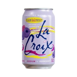 Bottled Water<Lacroix Black RazZberry Sparkling Seltzer Water, 12 Fl. Oz., 12 Cans/Pack, 2 Packs/Carton (15021760)