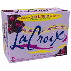 Bottled Water<Lacroix Black RazZberry Sparkling Seltzer Water, 12 Fl. Oz., 12 Cans/Pack, 2 Packs/Carton (15021760)