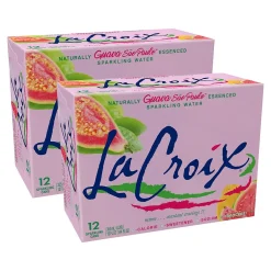 Bottled Water<Lacroix Guava Sao Paulo Sparkling Seltzer Water, 12 Fl. Oz., 12 Cans/Pack, 2 Packs/Carton (15021761)