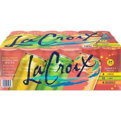 Bottled Water<Lacroix Sparkling Water Variety Pack, Lime/Lemon/Grapefruit, 12 oz., 24/Carton (15114428)