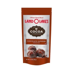 Cocoa<Land O Lakes Cocoa Classics Chocolate Supreme Hot Cocoa, 1.25 oz., 72/Carton (B200-W1375)