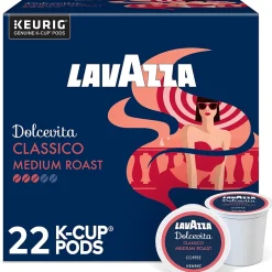 Keurig K-Cups<Lavazza Classico Coffee Keurig® K-Cup® Pods, Medium Roast, 22/Box (6001)