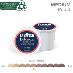Keurig K-Cups<Lavazza Classico Coffee Keurig® K-Cup® Pods, Medium Roast, 88/Carton (6001CT)