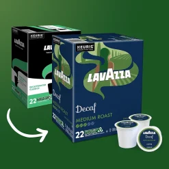 Keurig K-Cups<Lavazza Classico Decaf Coffee Keurig® K-Cup® Pods, Medium Roast, 88/Carton (5000382581CT)