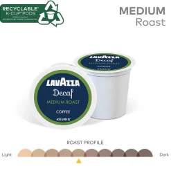 Keurig K-Cups<Lavazza Classico Decaf Coffee Keurig® K-Cup® Pods, Medium Roast, 88/Carton (5000382581CT)