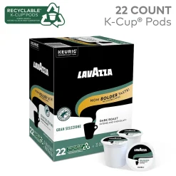 Keurig K-Cups<Lavazza Gran Selezione Coffee Keurig® K-Cup® Pods, Dark Roast, 22/Box (6006)