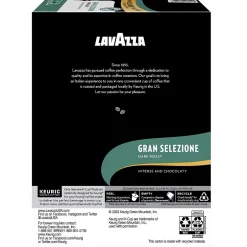 Keurig K-Cups<Lavazza Gran Selezione Coffee Keurig® K-Cup® Pods, Dark Roast, 22/Box (6006)