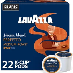 Keurig K-Cups<Lavazza Perfetto Coffee Keurig® K-Cup® Pods, Dark Roast, 22/Box (5000382580)