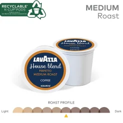 Keurig K-Cups<Lavazza Perfetto Coffee Keurig® K-Cup® Pods, Dark Roast, 22/Box (5000382580)