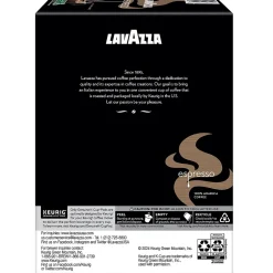 Keurig K-Cups<Lavazza Perfetto Espresso Coffee Keurig® K-Cup® Pods, Dark Roast, 22/Box (6000)
