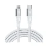 LAX Gadgets Lightning to USB-C Cable for iPhone/iPad/iPod touch, Silver (MFIUSBC3FT-SLV)