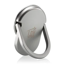 LAX Gadgets Universal Phone Ring Holder Stand Silver (RINGORBIT-SLV)