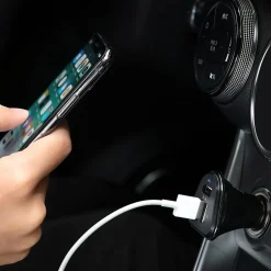 LAX Gadgets LAX 3-USB Port Car Charger 4.8A for Smartphones - Black (LAX3PORTCAR-BLK)