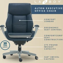 Clearance Alton Ergonomic Bonded Leather Swivel Executive Chair, (60029-DS) Office Chairs
