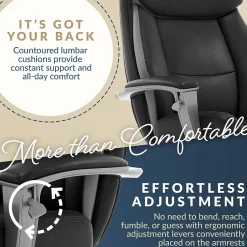 Online Alton Leather Executive Chair, (51544) Ergonomic Chairs