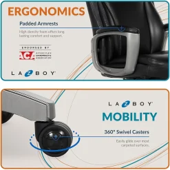 Discount Arcadian Bonded Leather Executive Chair, (60009) Ergonomic Chairs