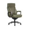 Best Arcadian Ergonomic Bonded Leather Swivel Executive Chair, Olive (60008-OLV) Office Chairs