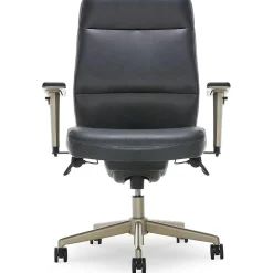 Sale Baylor Ergonomic Faux Leather Swivel Executive Chair, Black (CHR10085B) Office Chairs