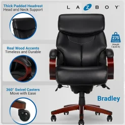 Sale Bradley Bonded Leather Executive Chair, (46089-CC) Office Chairs