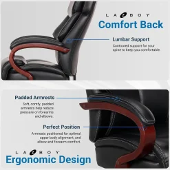 Sale Bradley Bonded Leather Executive Chair, (46089-CC) Office Chairs