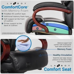 Sale Bradley Bonded Leather Executive Chair, (46089-CC) Office Chairs