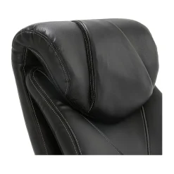 New Cantania Ergonomic Bonded Leather Swivel Executive Chair, Black (45776A) Office Chairs