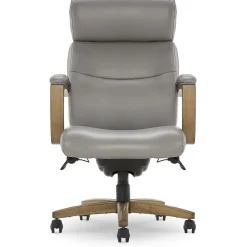 Discount Greyson Ergonomic Bonded Leather Swivel Executive Chair, Gray (CHR10086A) Office Chairs