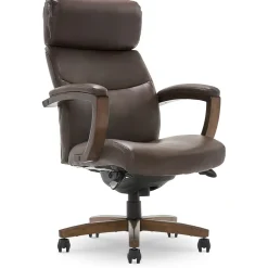 Online Greyson Ergonomic Bonded Leather Swivel Executive Chair, Brown (CHR10086C) Office Chairs
