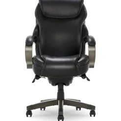 Hyland Ergonomic Faux Leather Swivel Executive Chair, Black (CHR10044B) Office Chairs