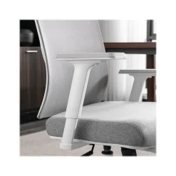 Sale Joel Ergonomic Mesh Swivel Executive Chair, Gray/White (60065) Ergonomic Chairs