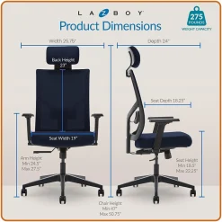 Clearance Mesh Swivel Executive Chair, Navy (51489-NVY) Office Chairs