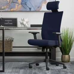 Clearance Mesh Swivel Executive Chair, Navy (51489-NVY) Office Chairs
