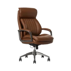 Nova Ergonomic Polyurethane Swivel Executive Chair, (52372-CBRN) Ergonomic Chairs