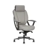 Best Vannes Ergonomic Polyurethane Swivel Executive Chair, Gray (60101-GRY) Office Chairs