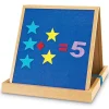 Clearance Double-Sided Tabletop Easel, 19-3/4"H, Magnetic Whiteboard (LER7286) Dry Erase