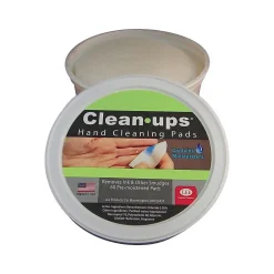 Lee Clean-Ups Moistened Hand Cleaning Pads, Isopropyl Alcohol, Mild Floral, 60/Pack (10145)