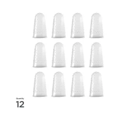 Lee Extra-Large Fingertip, Clear, 12/Pack (41090)* Finger Pads