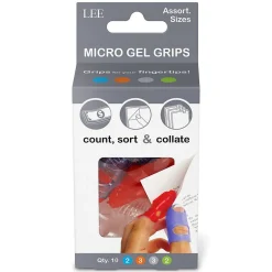 Lee Grips Finger Pad, Assorted Colors, 10/Pack (61410)* Finger Pads