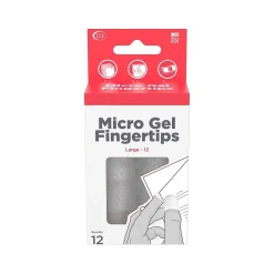 Lee Large Fingertip, Clear, 12/Pack (41070)* Finger Pads